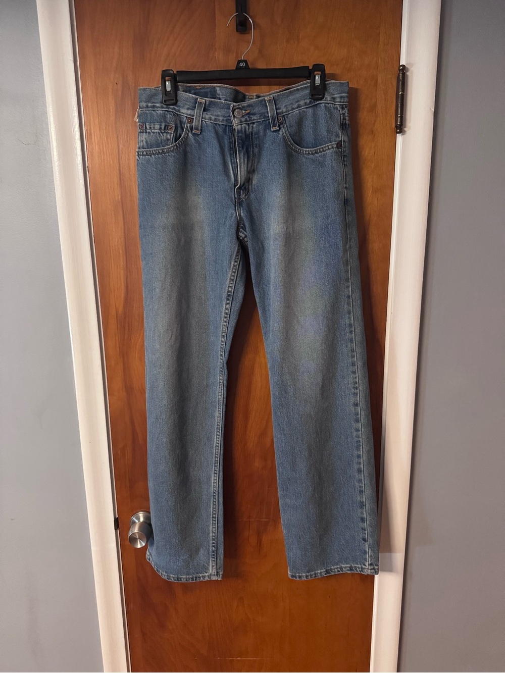 Levi's Juniors Light Blue Straight Leg Jeans